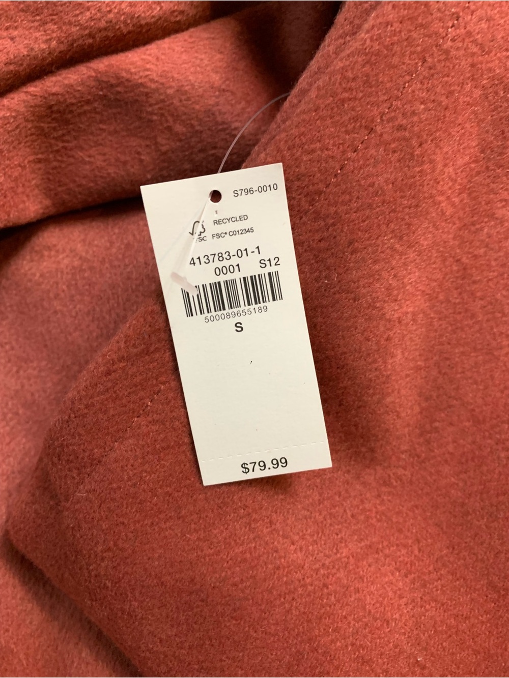 *New* Women's Rust Button-Up Shacket Jacket - Picture 3 of 3
